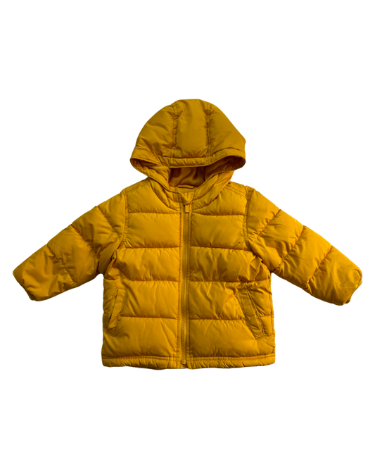 2T Toddler Boy Yellow Old Navy Puffer Jacket