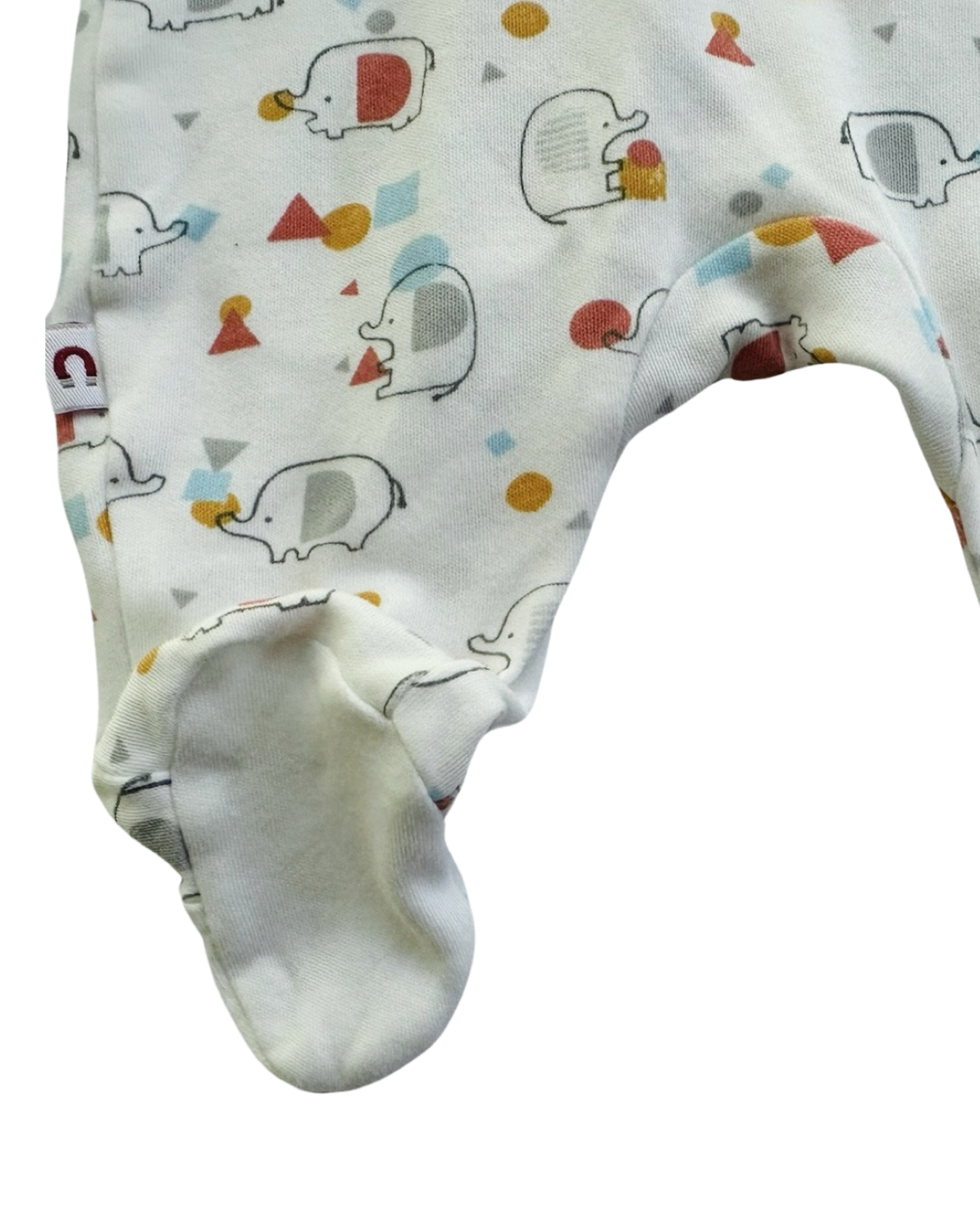 Newborn Baby Boy / Girl E=MC2 Magnetic Elephant Sleeper PJs