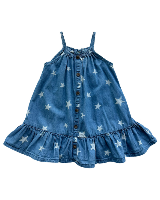 12-18M Baby Girl Old Navy Chambray Denim American Star Dress