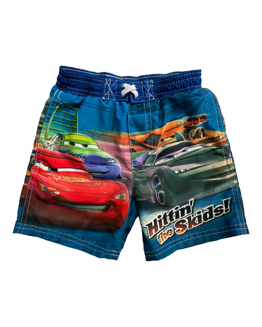 12M Baby Boy Disney Cars Blue Swim Suit