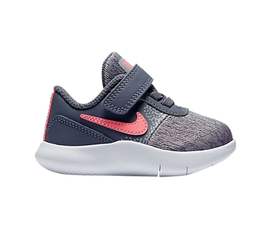 5C Toddler Girl Nike Flex Contact-light carbon/sunset pulse Shoes Sneakers