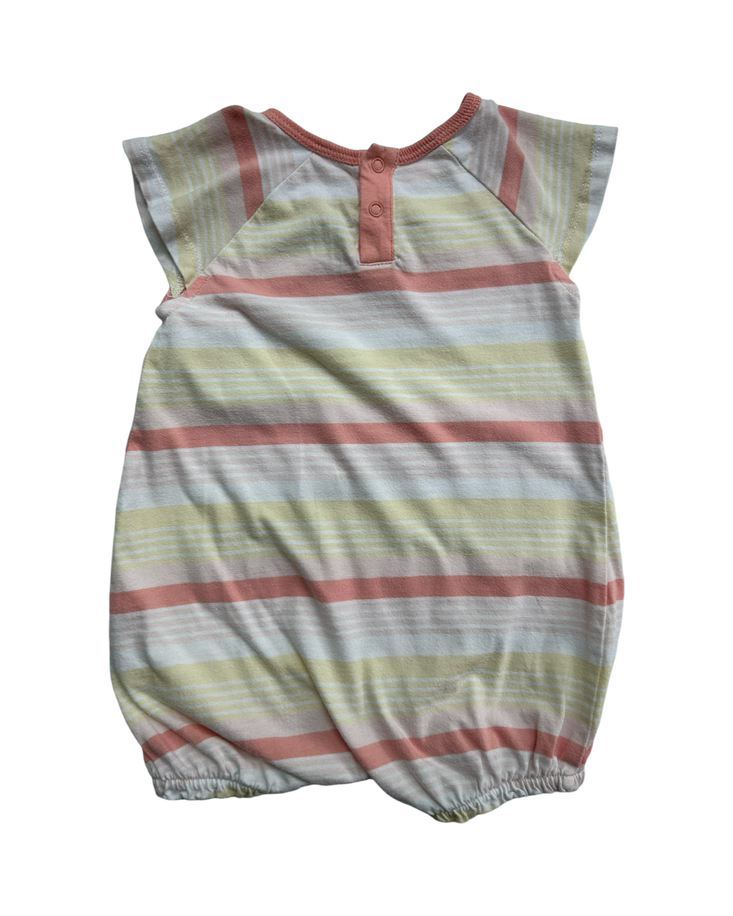 6M-9M Baby Girl Burt’s Bees Baby Organic Bubble Romper