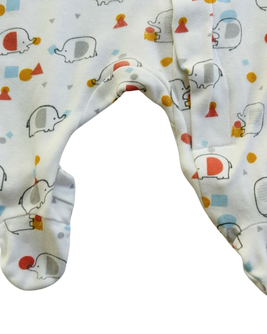 Newborn Baby Boy / Girl E=MC2 Magnetic Elephant Sleeper PJs