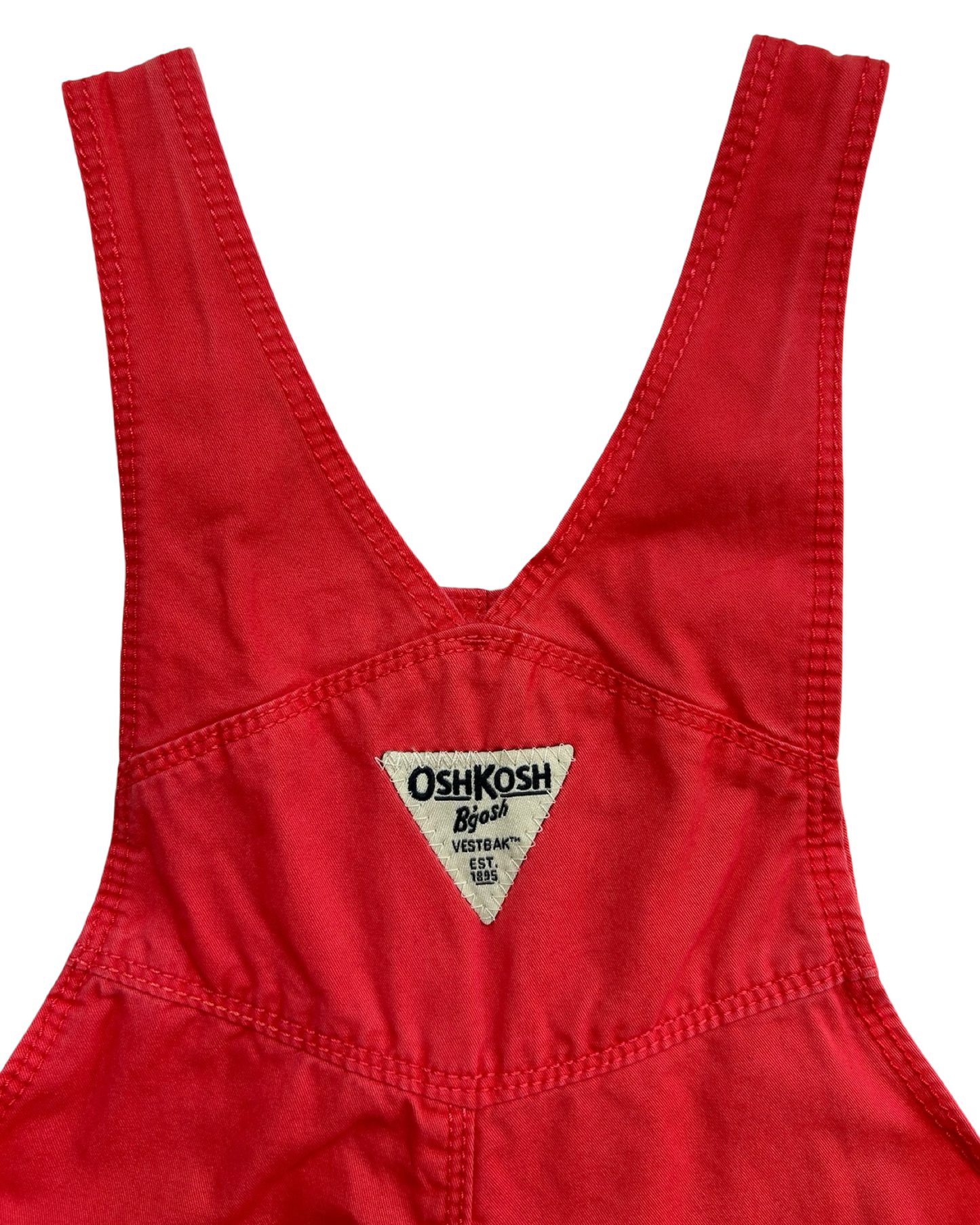 4T Toddler Girl OshKosh B’Gosh Coral Pink Overalls