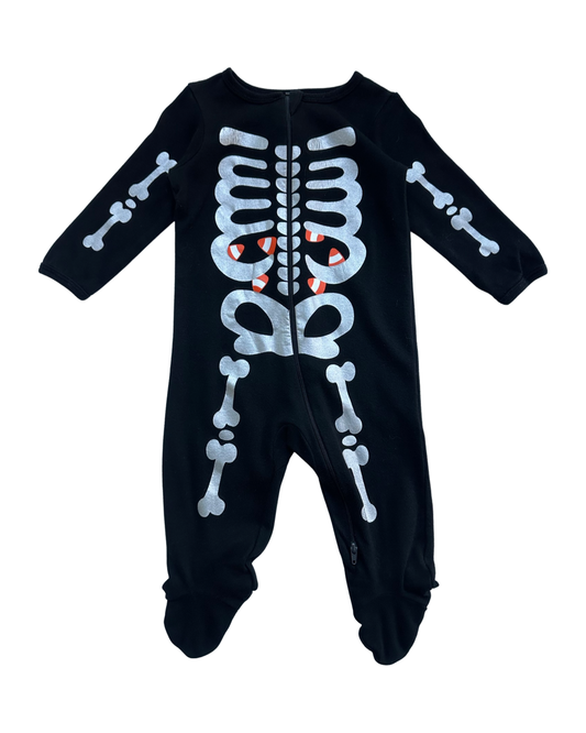 6-9M Baby Boy / Girl Celebrate! Halloween Skeleton Sleeper