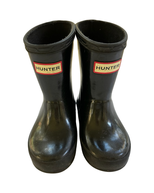 6C Toddler Girl / 5C Toddler Boy Black Hunter Rain Boots