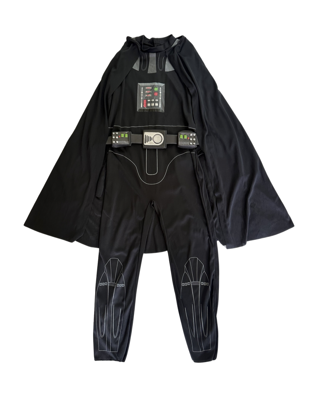 12 /14Y Child Large Black Star Wars Darth Vader Costume w/ Mask