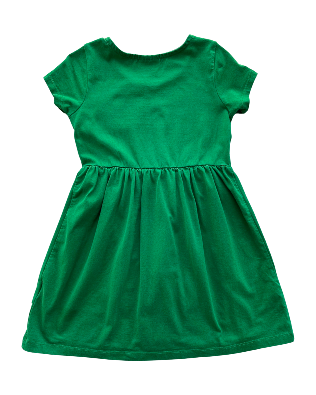 5T Toddler Girl Hanna Andersson Green Rainbow Bird Dress