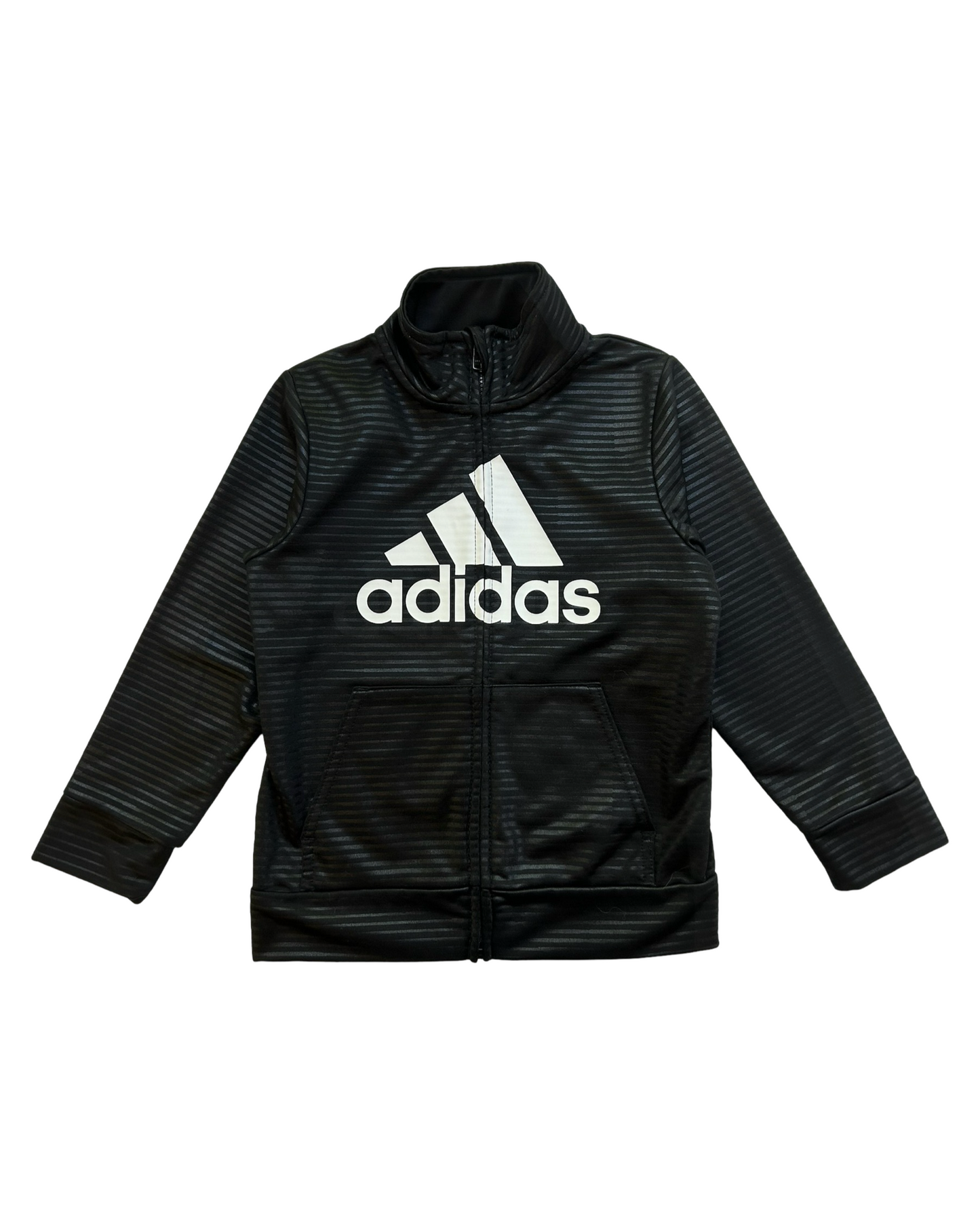 4T Toddler Boy / Girl Black Adidas Athletic Jogger / Track Suit Set