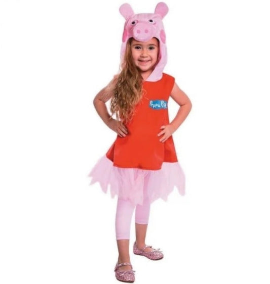 3T / 4T Toddler Girl Spirit Halloween Classic Peppa Pig Dress Up Costume