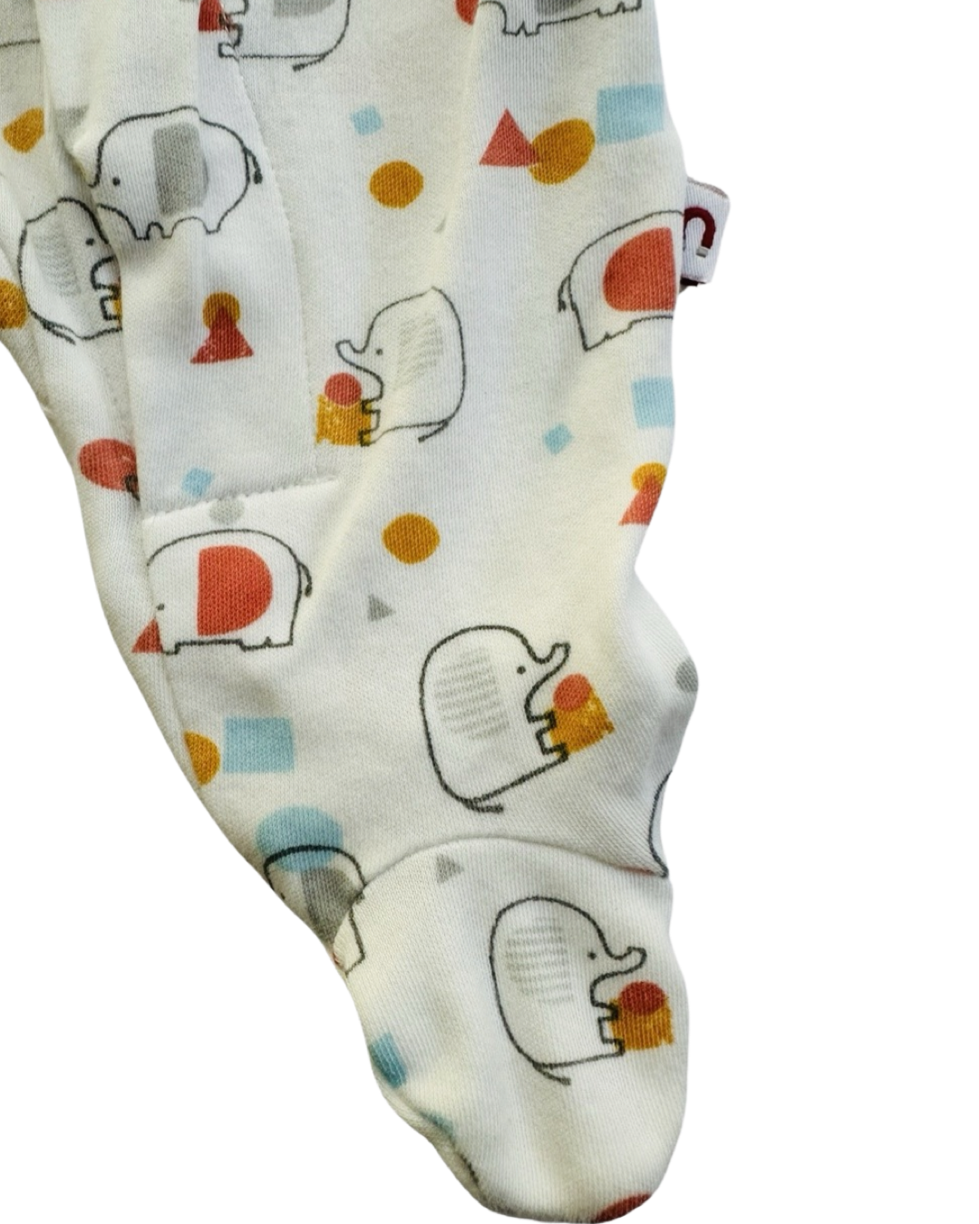 Newborn Baby Boy / Girl E=MC2 Magnetic Elephant Sleeper PJs