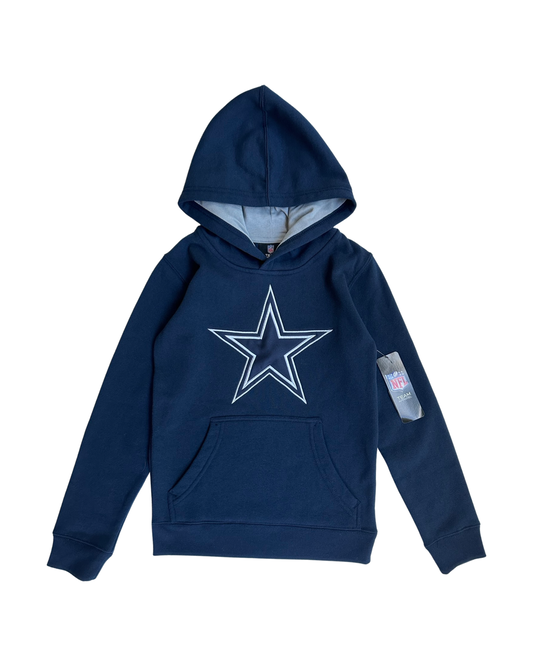 8Y Youth Boy / Girl Small NFL Navy Dallas Cowboys Hoodie Sweatshirt