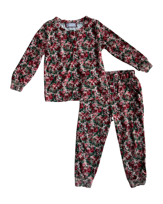 3T Toddler Girl Floral Sweet Honey Lounge PJs