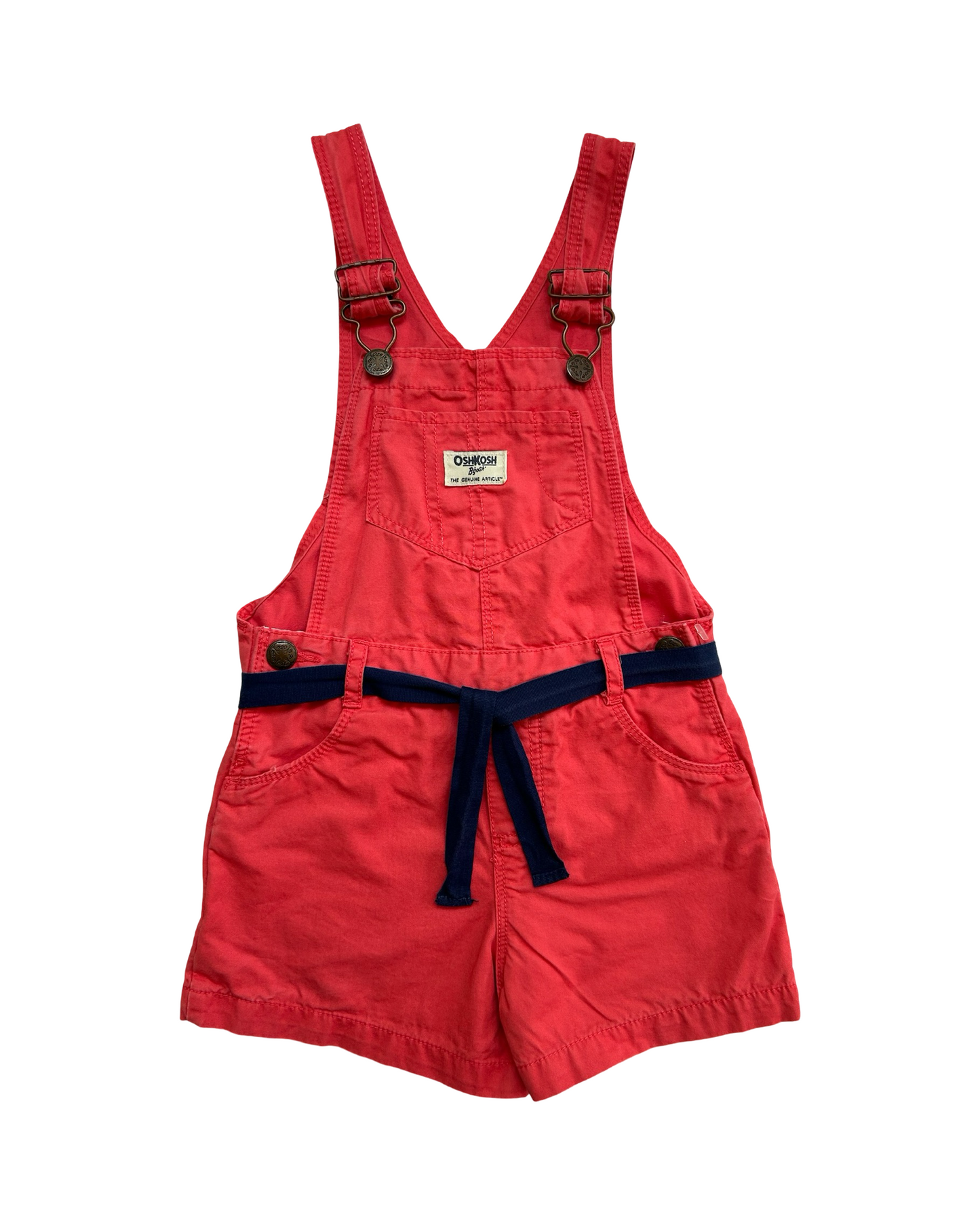 4T Toddler Girl OshKosh B’Gosh Coral Pink Overalls