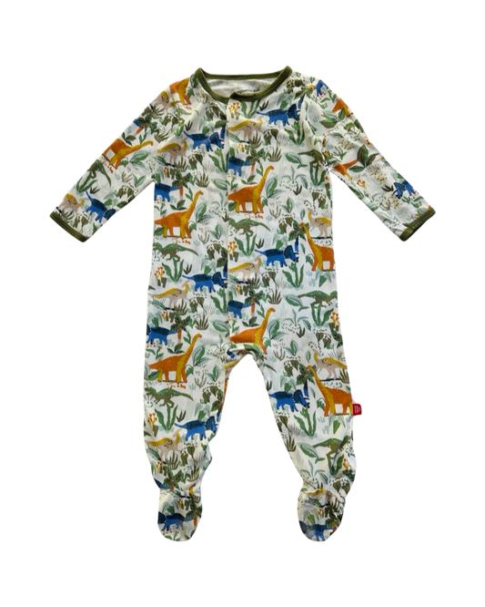 6-9M Baby Boy Magnetic Me Dinosaur Raptor Round Your Finger Sleeper PJs