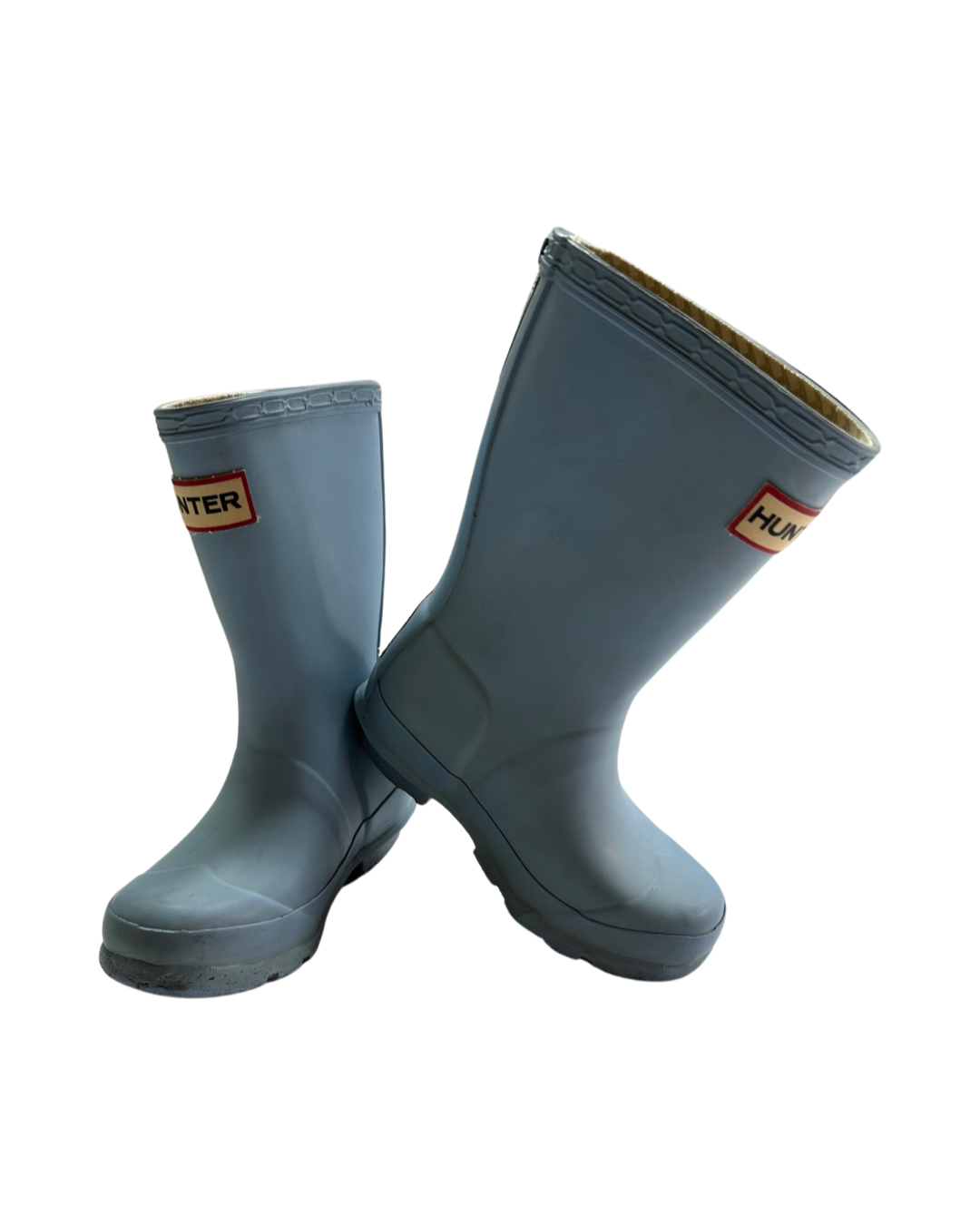 9C Toddler Girl 8C Boys Carolina Light Blue Hunter Rain Boots