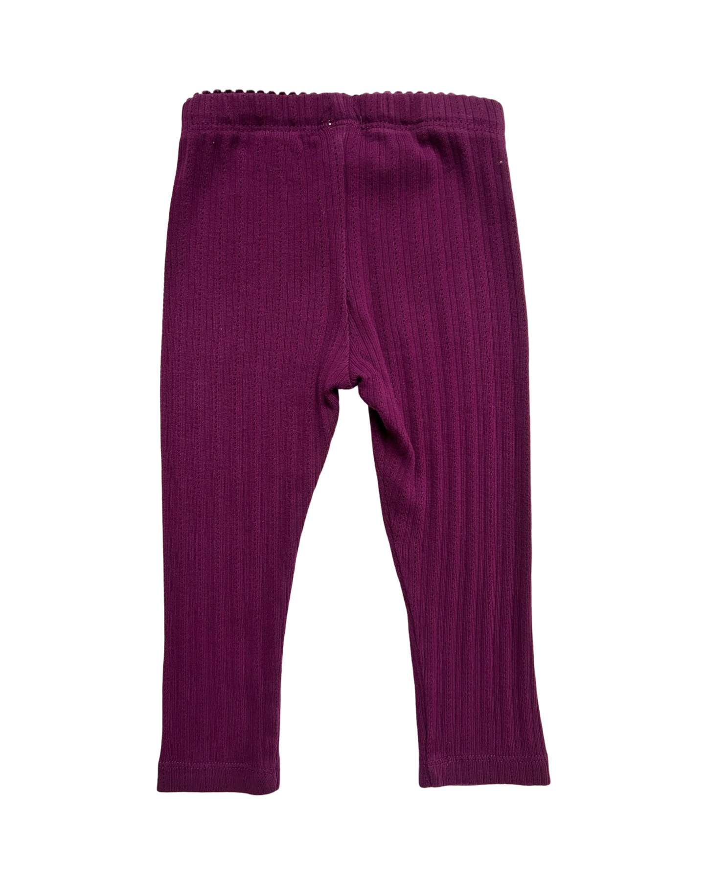 2T Toddler Girl TEA Collection Purple Eggplant Leggings