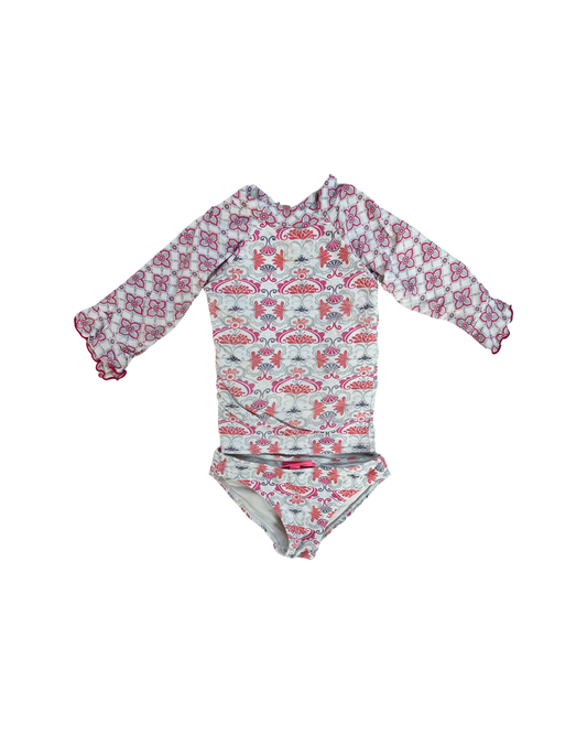 12M Baby Girl Planet Sea Tankini Swim Suit