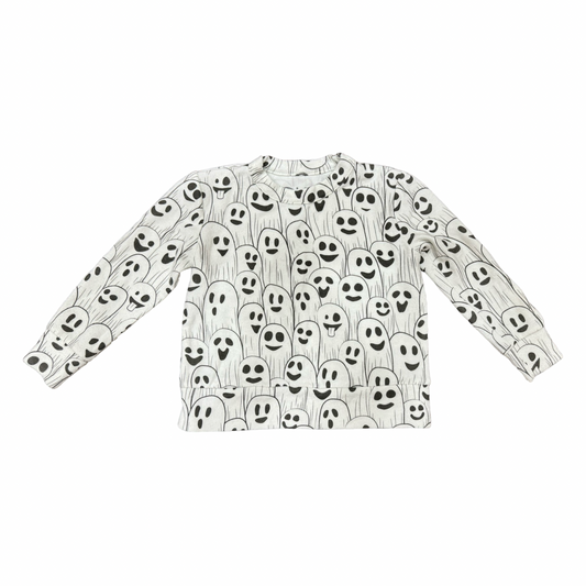 3T Toddler Boy / Girl White Chaser Halloween Ghost Long Sleeve Top