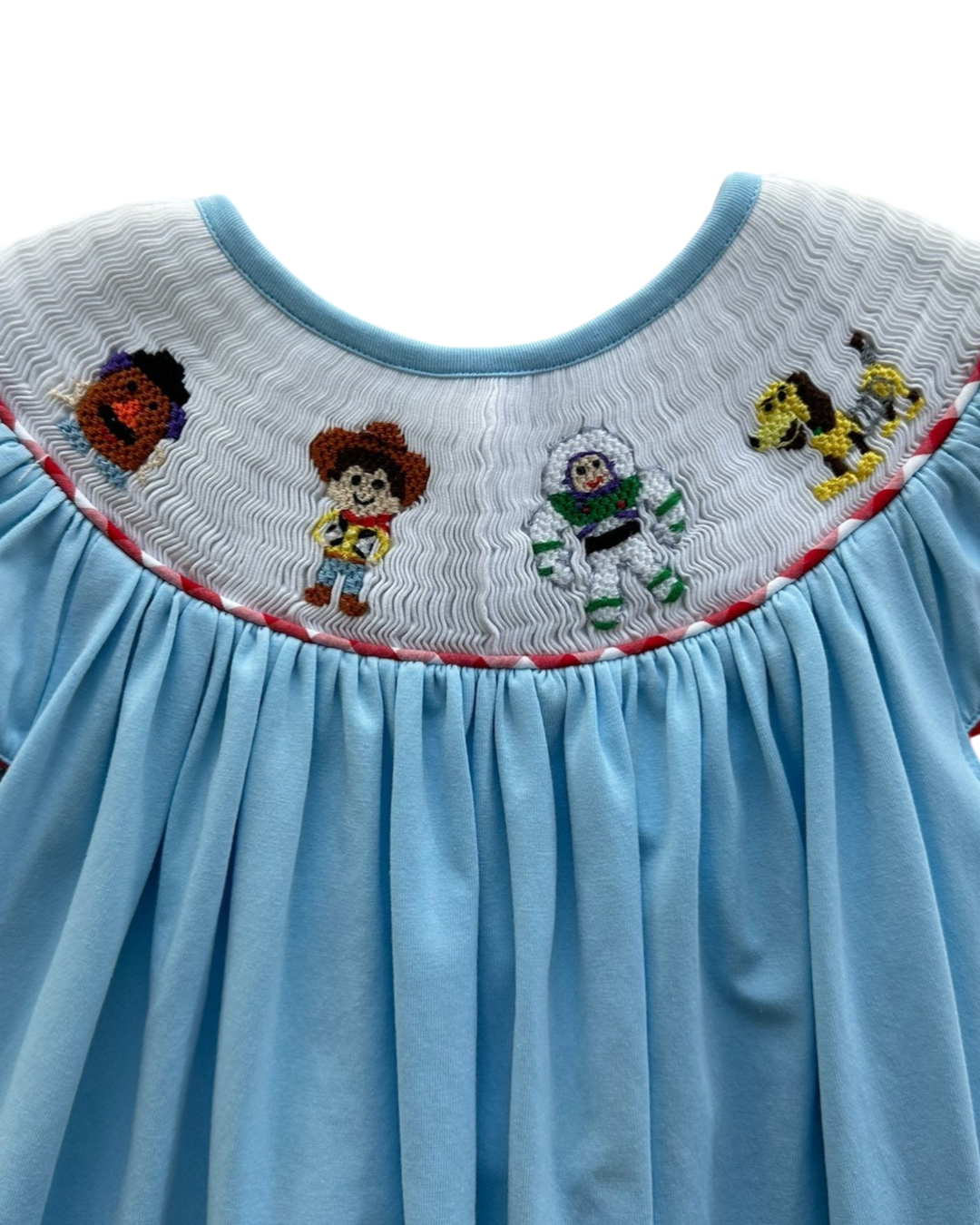 5T Toddler Girl The Smocking Petals Smocked Toy Story Dress