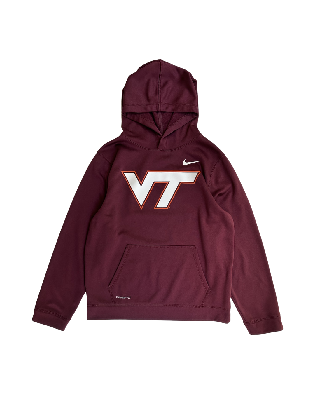 10/12Y Youth Boy / Girl Nike Therma-Fit Virginia Tech Hoodie Sweatshirt