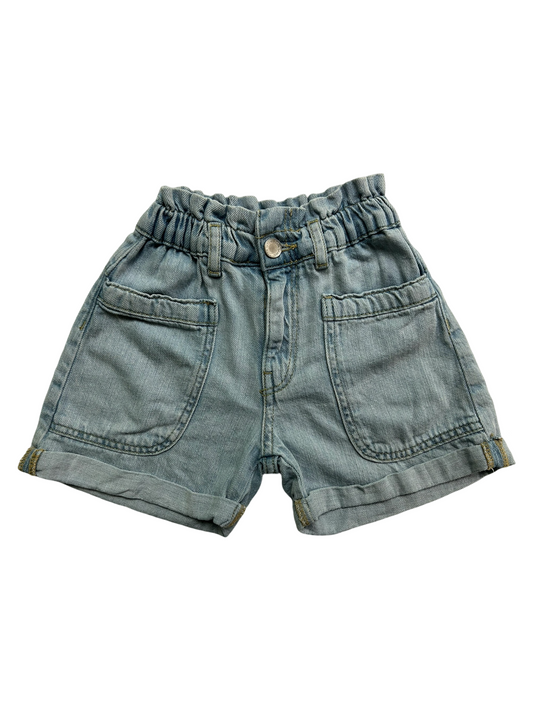 6x Youth Girls Zara High Waisted Paper Bag Shorts