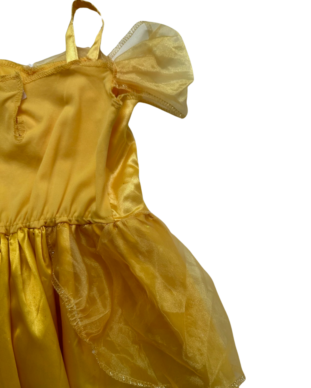 4T / 5T / 6/6x Toddler Girl Disney Beauty & The Beast Belle Yellow Princess Dress Up Costume