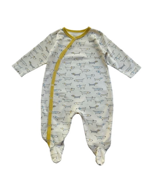 6-9M Baby Boy / Girl Kissy Kissy Love Pima Cotton Sleeper PJs