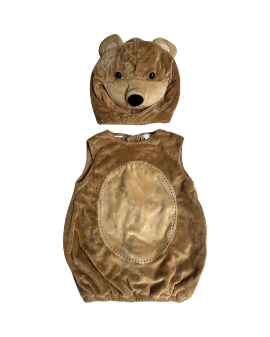 2T / 3T Toddler Boy / Girl Pottery Barn Brown Bear Costume