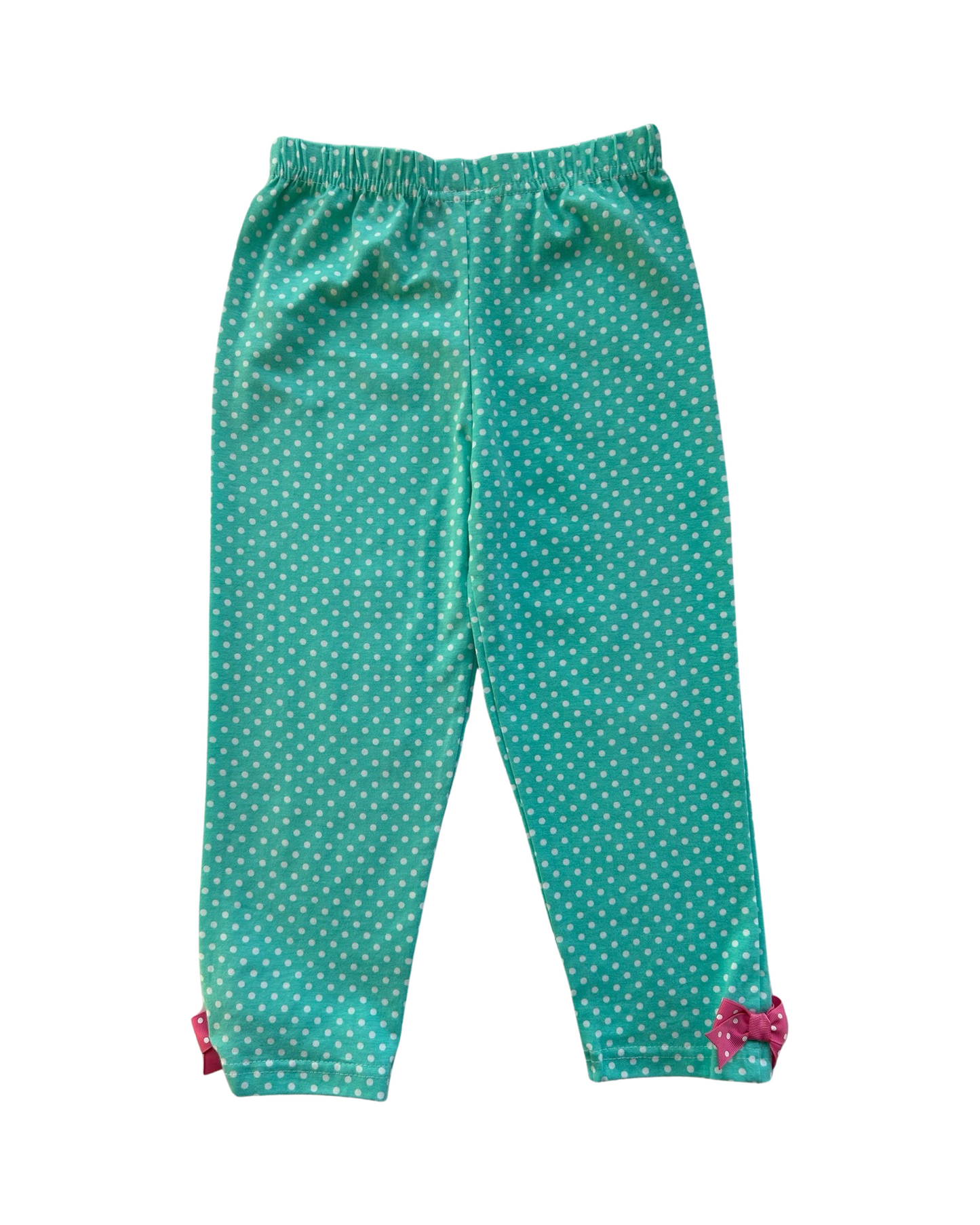 6x Girls Rare Editions 2pc Aqua and Pink Top and Legging Set