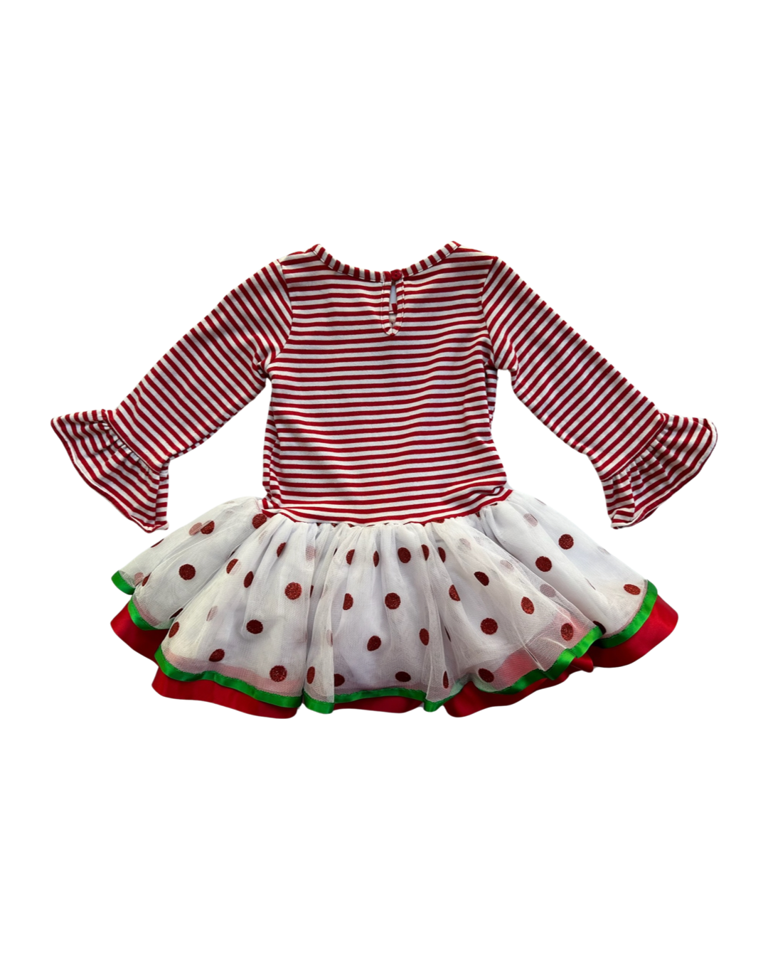 2T Toddler Girl Emily Rose Christmas Tree Tulle Dress