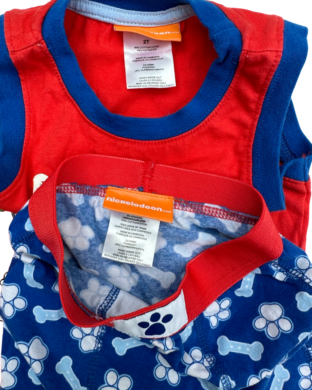 2T Toddler Boy Nickelodeon Paw Patrol “Pawfect Team” PJs