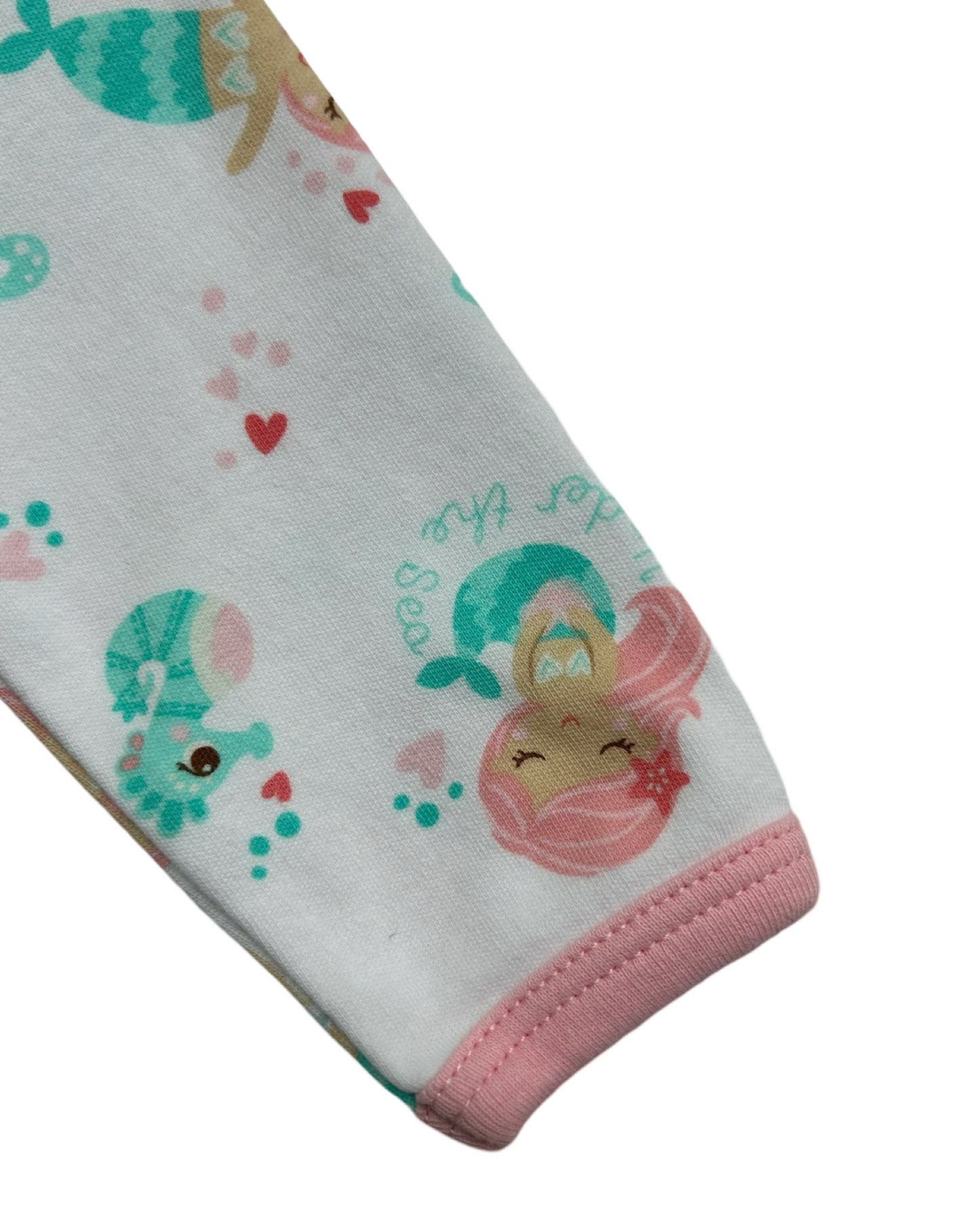 0-3M Baby Girl Earth Nymph Mermaid Sleeper PJs