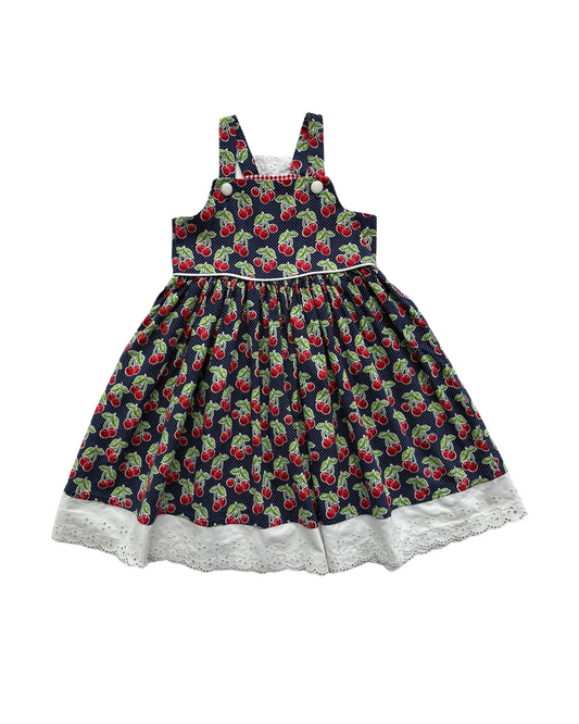 5T Toddler Girl Boutique Cherry Dress