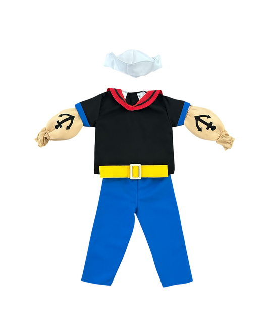 24M / 2T Toddler Boy Small PopEye The Sailor Man Costume