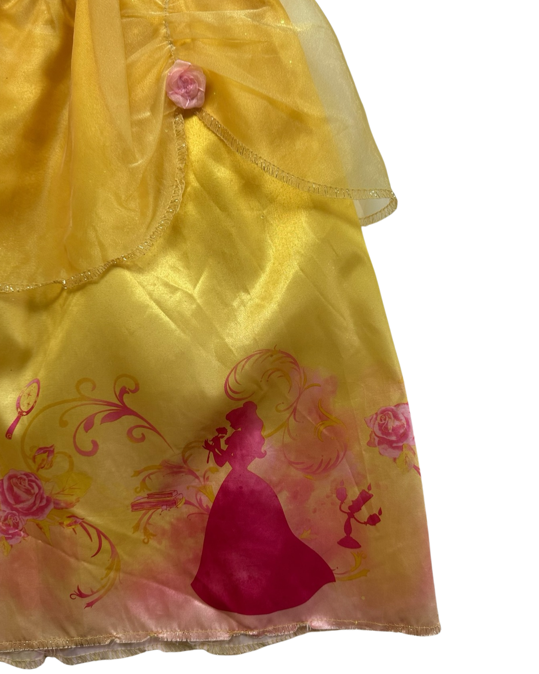 4T / 5T / 6/6x Toddler Girl Disney Beauty & The Beast Belle Yellow Princess Dress Up Costume