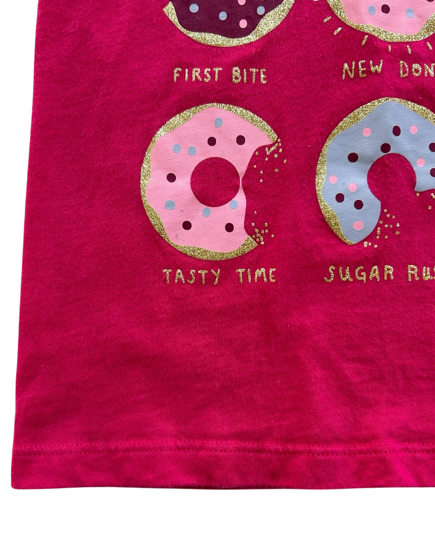 6x Girls Carters Pink Phases of a Donut Long Sleeve Top