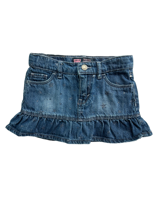 4T Toddler Girl Levi's Scooter Jupe-Short Skort