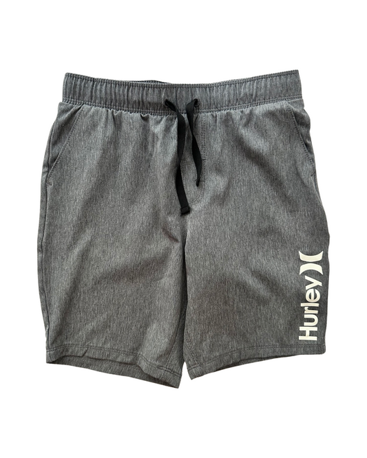 Youth Boys Size 7/8 Gray Hurley Swim Trunks Shorts