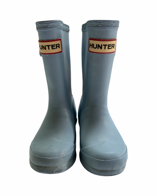 9C Toddler Girl 8C Boys Carolina Light Blue Hunter Rain Boots