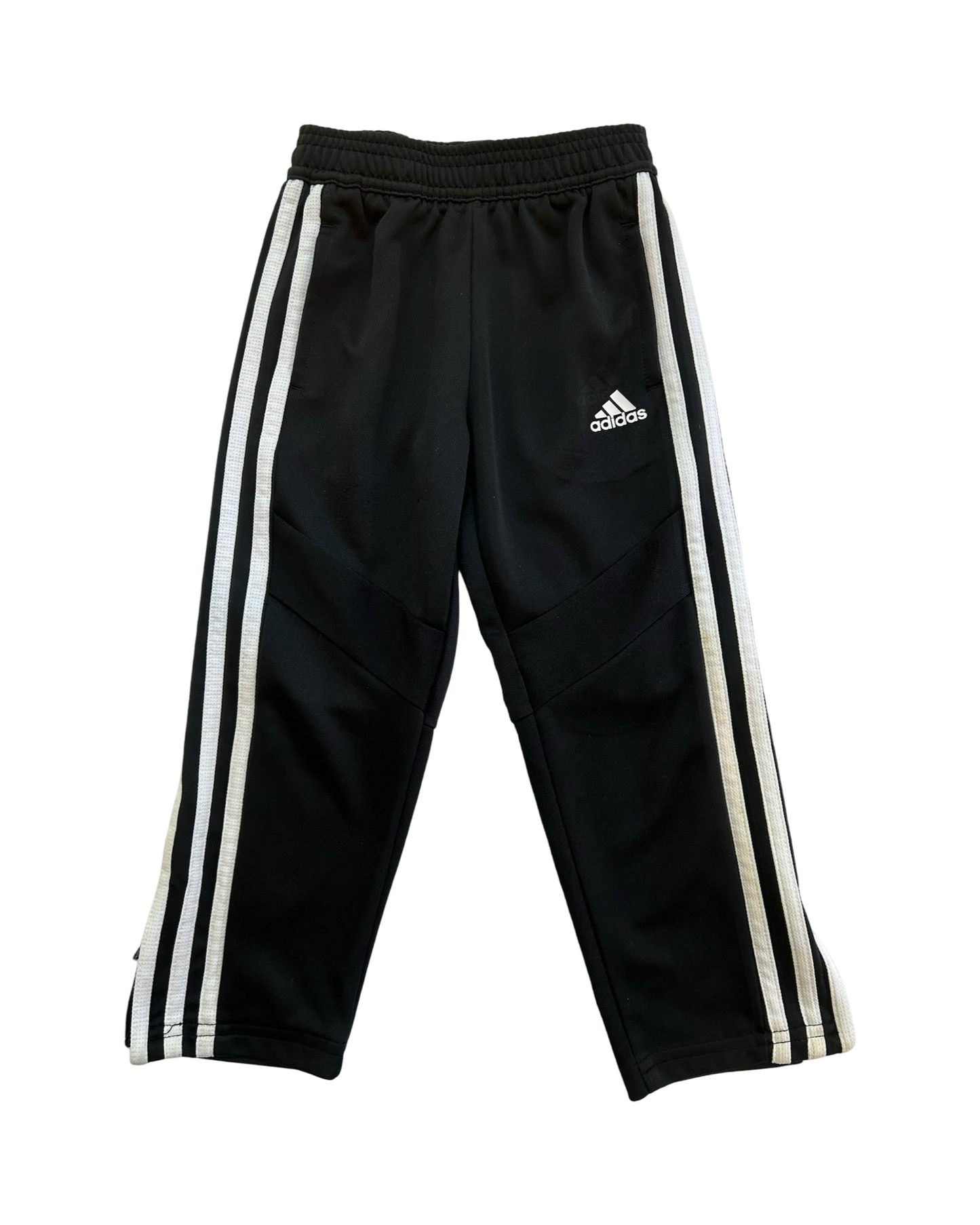 4T Toddler Boy / Girl Black Adidas Athletic Jogger / Track Suit Set