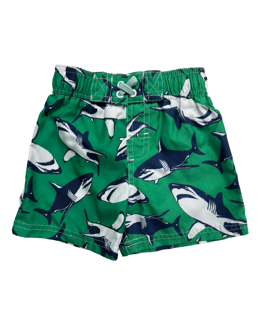 18M Baby Boy Green Shark Circo Swim Shorts