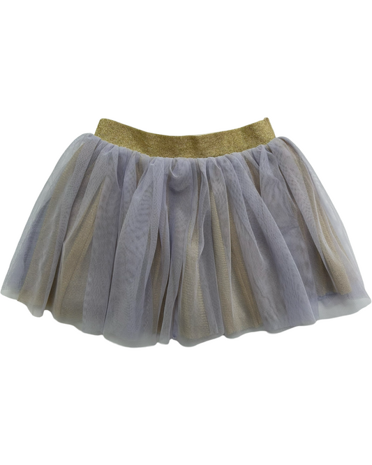 18M-24M Baby Girl H&M Lavender & Gold Tulle Skirt