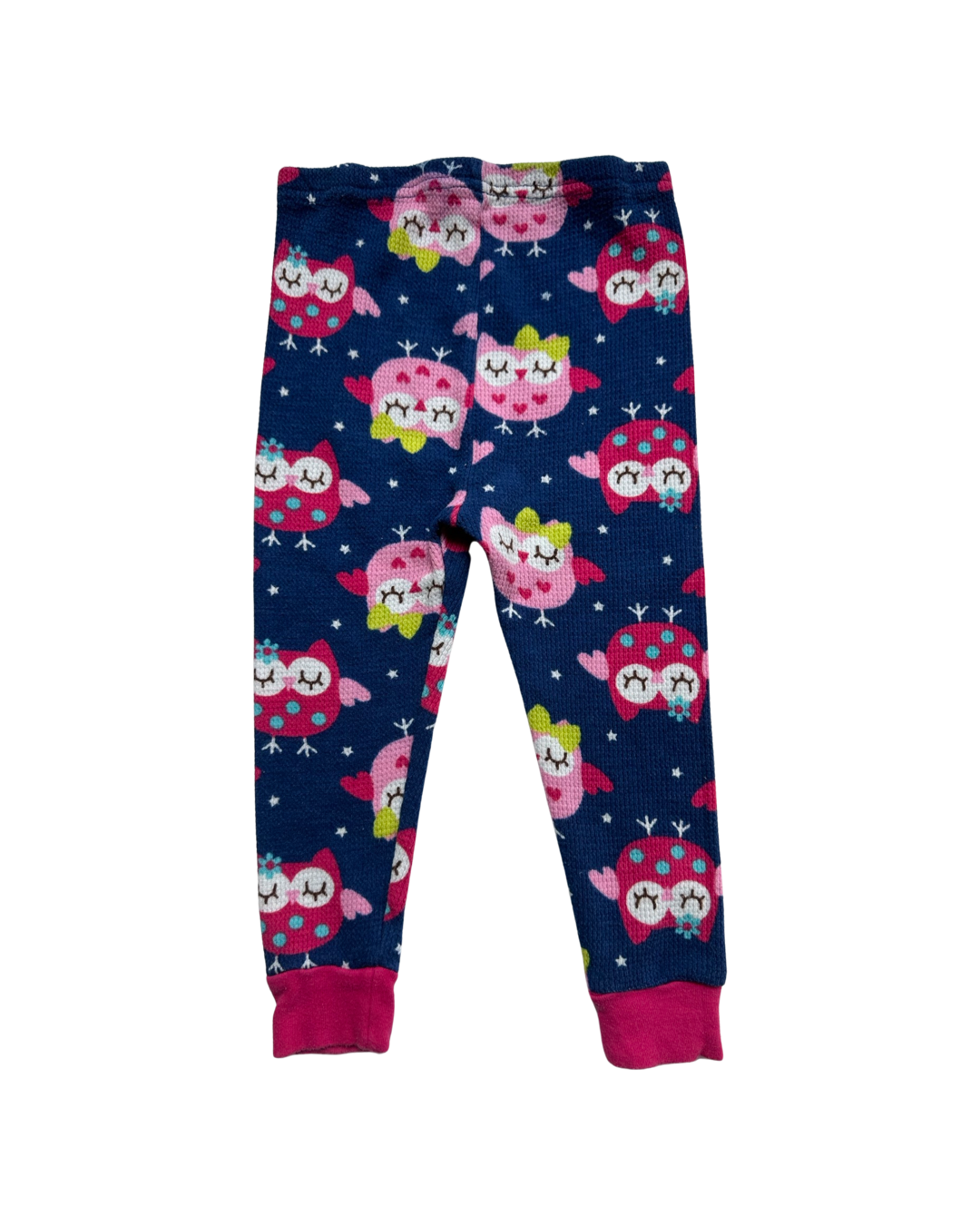 24M Baby Girl Gerber Thermal Owl PJs