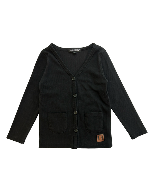 2T Toddler Boy / Girl Black Beau Hudson Cardigan