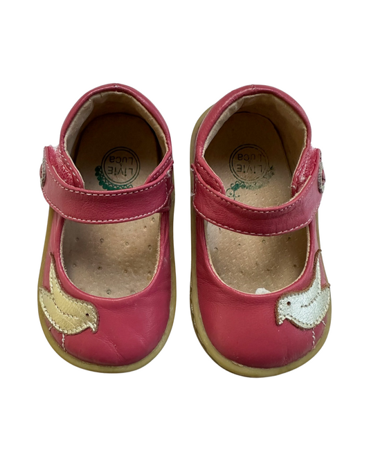 4C Toddler Girl Livie & Luca Pink Rose Pio Pio Bird Shoes