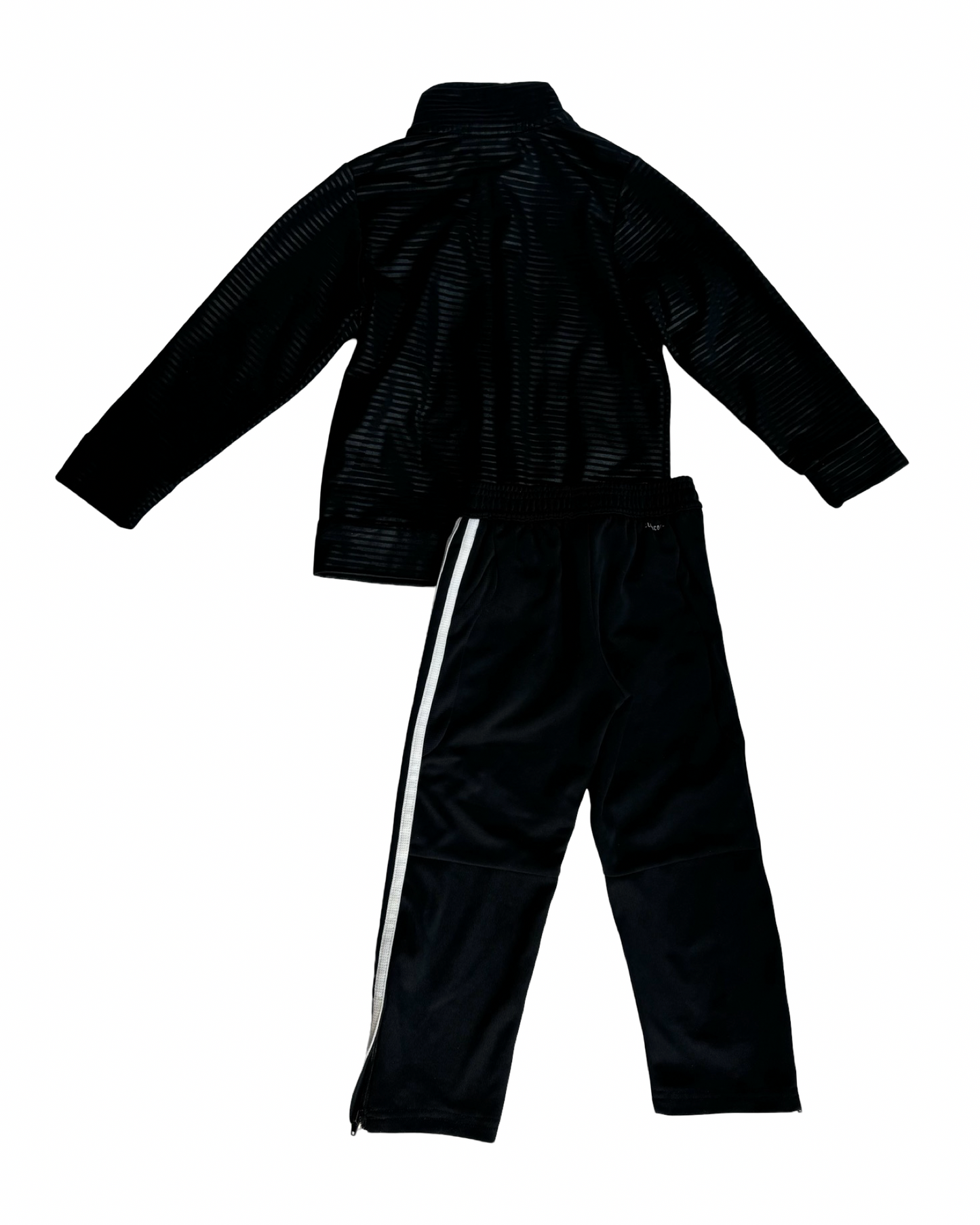 4T Toddler Boy / Girl Black Adidas Athletic Jogger / Track Suit Set