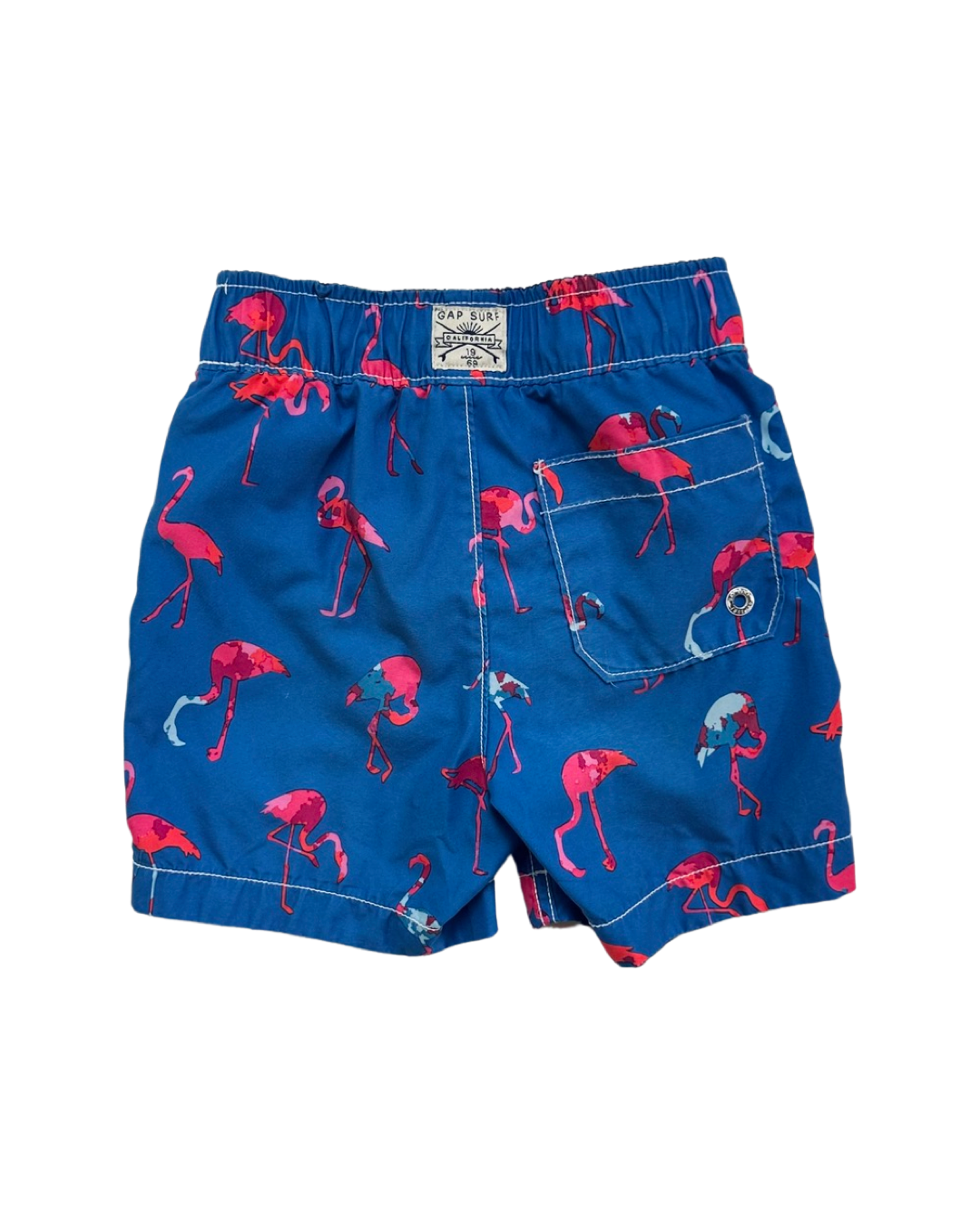 4T Toddler / 5T Toddler Boy Gap Kids Blue Flamingo Swim Shorts Trunks