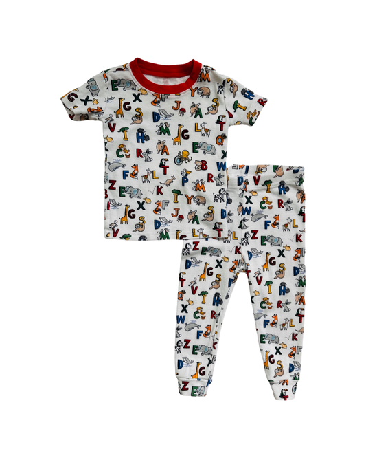 12-18M Baby Boy / Girl Children’s Place ABC Animal PJ Set