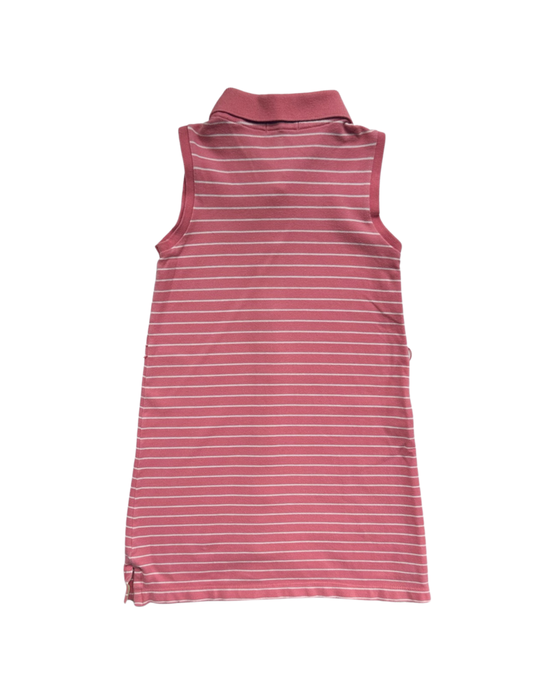 6x Girls Ralph Lauren Pink / White Striped Polo Dress